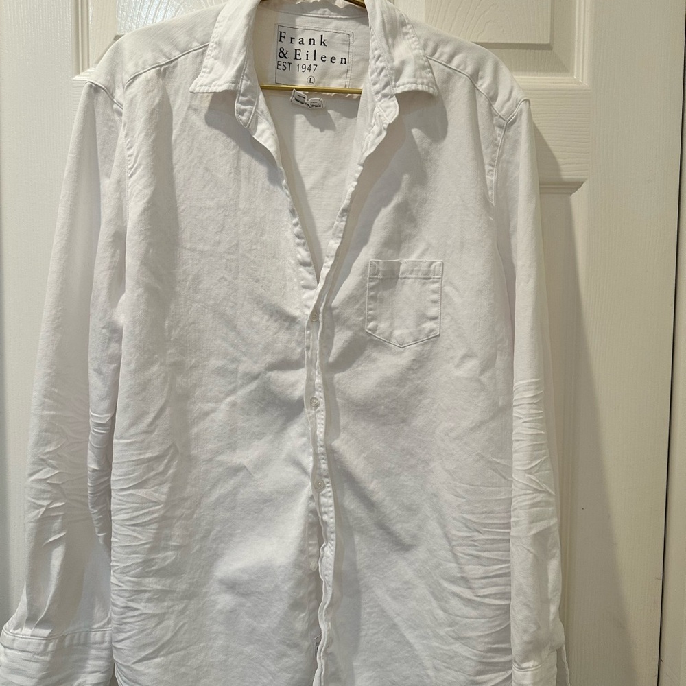 Frank & Eileen Classic White Button Down Shirt